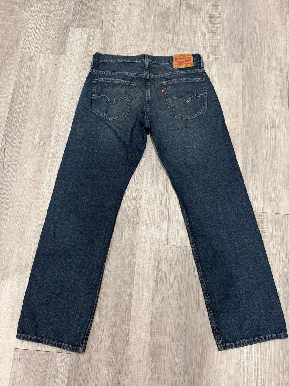 Levi's 569 Men's Jeans 32x32 Straight 100%cotton - Picture 4 of 14